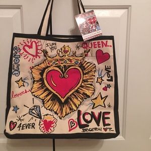 Brighton Queen Of Love Tote, NWT
